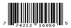 upc 774212100505 barcode image
