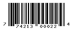 upc 774213000224 barcode image