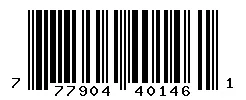 UPC barcode 777904401461