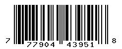 UPC 777904439518 barcode image