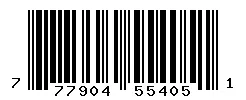 UPC barcode 777904554051