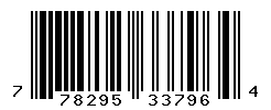 UPC barcode number 778295337964