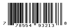 UPC barcode number 778554932138