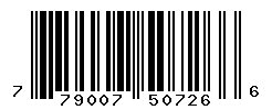 UPC barcode number 7790070507266