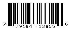 UPC barcode number 779184138556