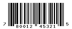 UPC barcode number 780012453215