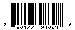 UPC barcode 780177940988