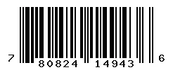 UPC barcode 780824149436