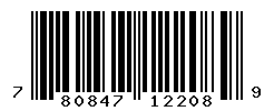 UPC barcode number 780847122089