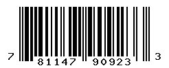 UPC barcode number 781147909233