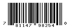UPC barcode 781147982540