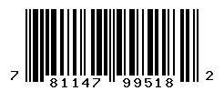 UPC barcode number 781147995182