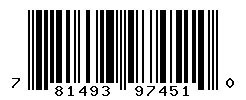 UPC barcode number 781493974510