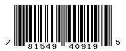 UPC barcode number 781549409195