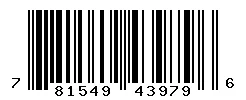 UPC barcode 781549439796