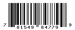 UPC barcode number 781549847799