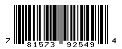 UPC barcode number 781573925494
