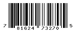 UPC barcode number 781624732705