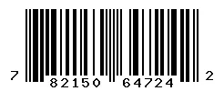 UPC barcode 782150647242