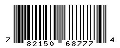 UPC barcode 782150687774