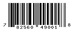 UPC barcode 782560490018