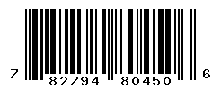 UPC barcode number 782794804506
