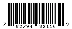 UPC barcode 782794821169