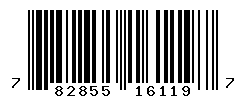 UPC barcode number 782855161197