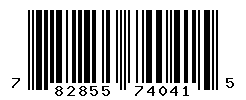 UPC barcode number 782855740415