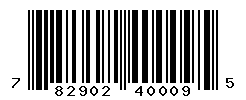 UPC barcode number 782902400095