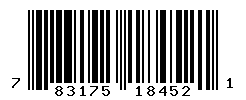 UPC barcode number 783175184521