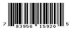 783956159205 barcode