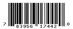 UPC barcode number 783956174420