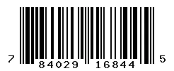 UPC barcode 784029168445