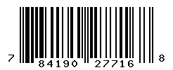 784190277168 barcode