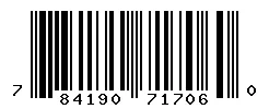 UPC barcode 784190717060