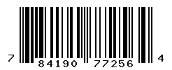 784190772564 barcode
