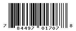 UPC barcode 784497017078