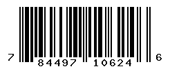 UPC barcode number 784497106246
