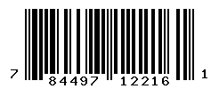 upc 784497122161 barcode image
