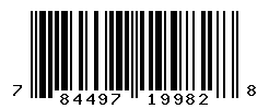 UPC barcode number 784497199828
