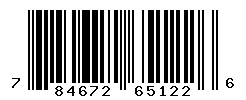 UPC barcode number 784672651226