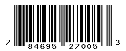 UPC barcode number 784695270053