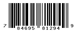 UPC barcode number 784695812949