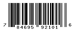 UPC barcode number 784695921016