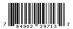 UPC barcode number 784902297132