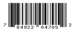 784922047052 barcode
