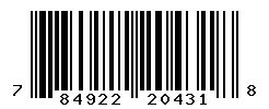 784922204318 barcode