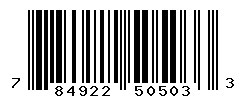 UPC barcode number 784922505033
