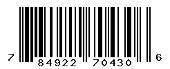 UPC barcode 784922704306